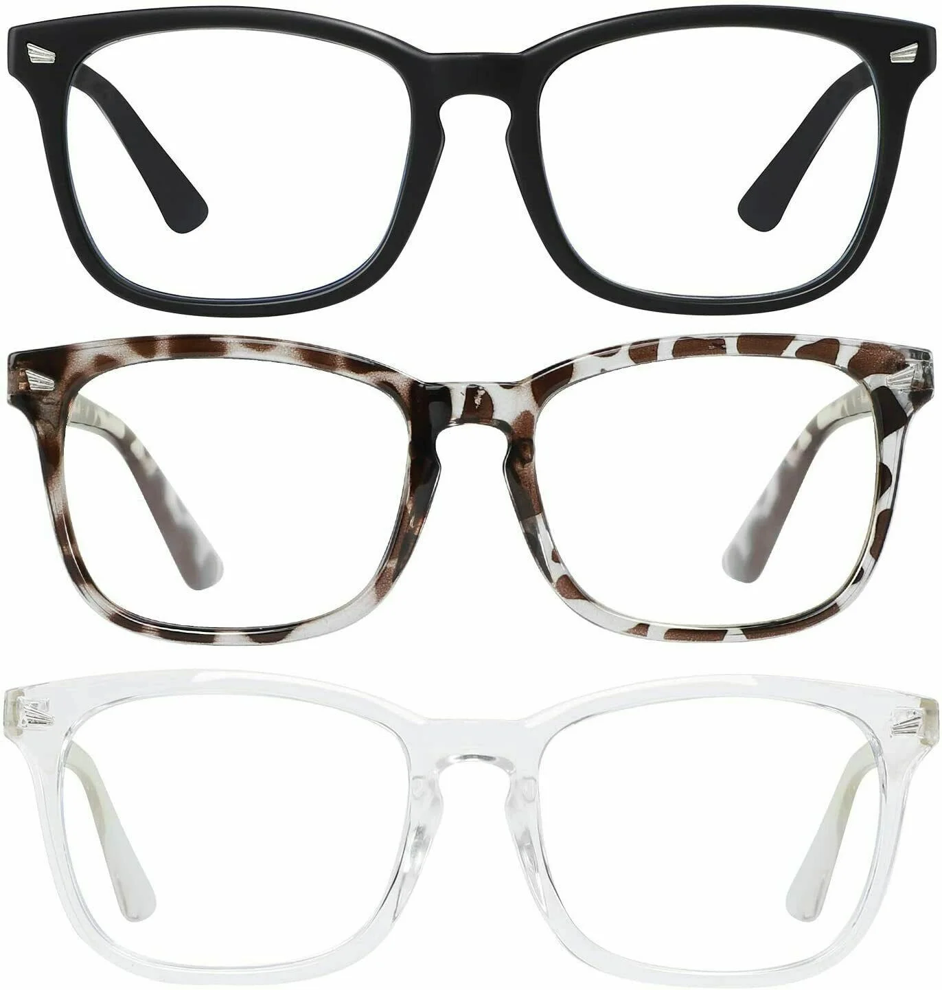 Vogue VO2943 Women Designer Blue Light Block Eyeglasses Cateye Opal Crystal 55mm 4